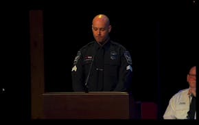 Sgt. Adam Medlicott: "Rest easy brothers" at memorial