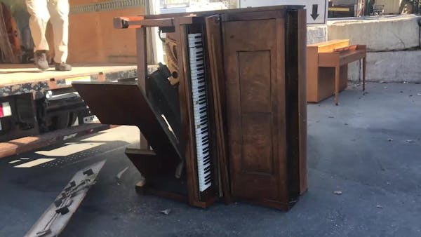 This 99-year-old upright piano from St. Cloud recently played its last song.