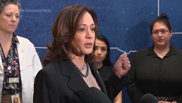 In a first, Vice President Harris tours Minnesota clinic that performs abortions