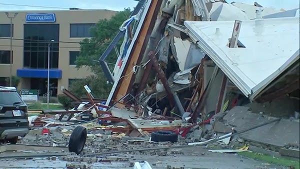 Strong thunderstorms cause dramatic damage in Houston suburb of Katy