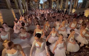 How many ballerinas can dance on tiptoes in one place? A world record 353 at New York's Plaza Hotel