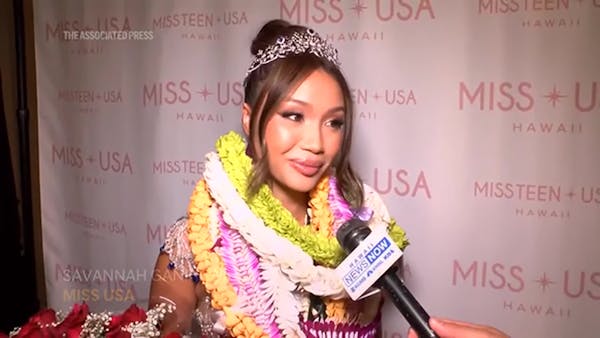 Hawaii native Savannah Gankiewicz crowned Miss USA after previous winner resigns