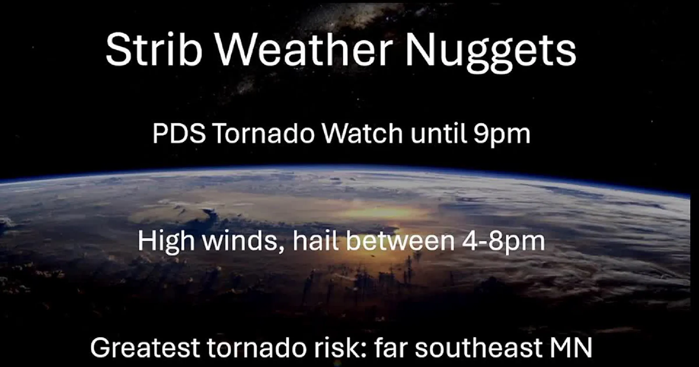 NWS warns of 'dangerous situation' as tornado watch issued for south metro ...