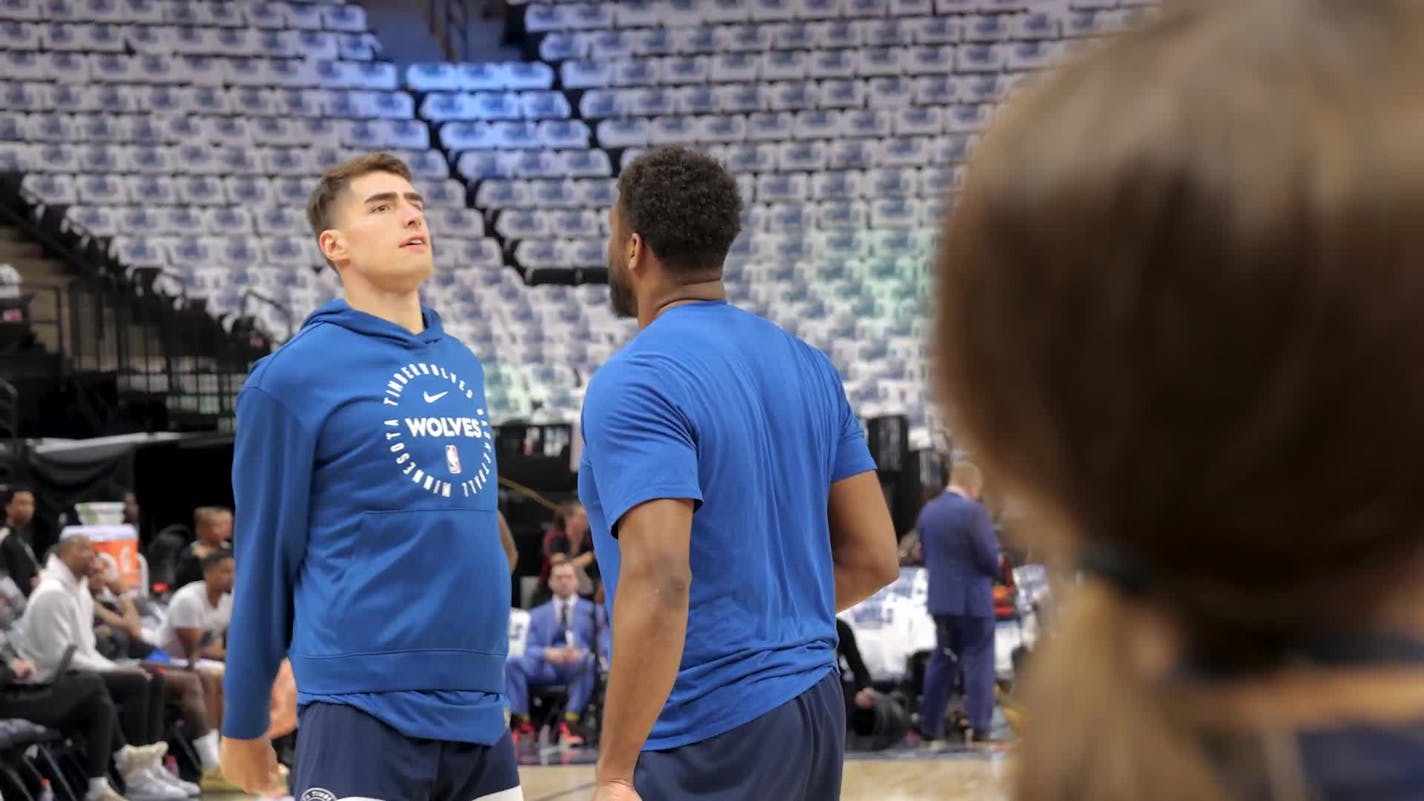 Luka Garka ahead of game three against the Oklahoma City Thunder