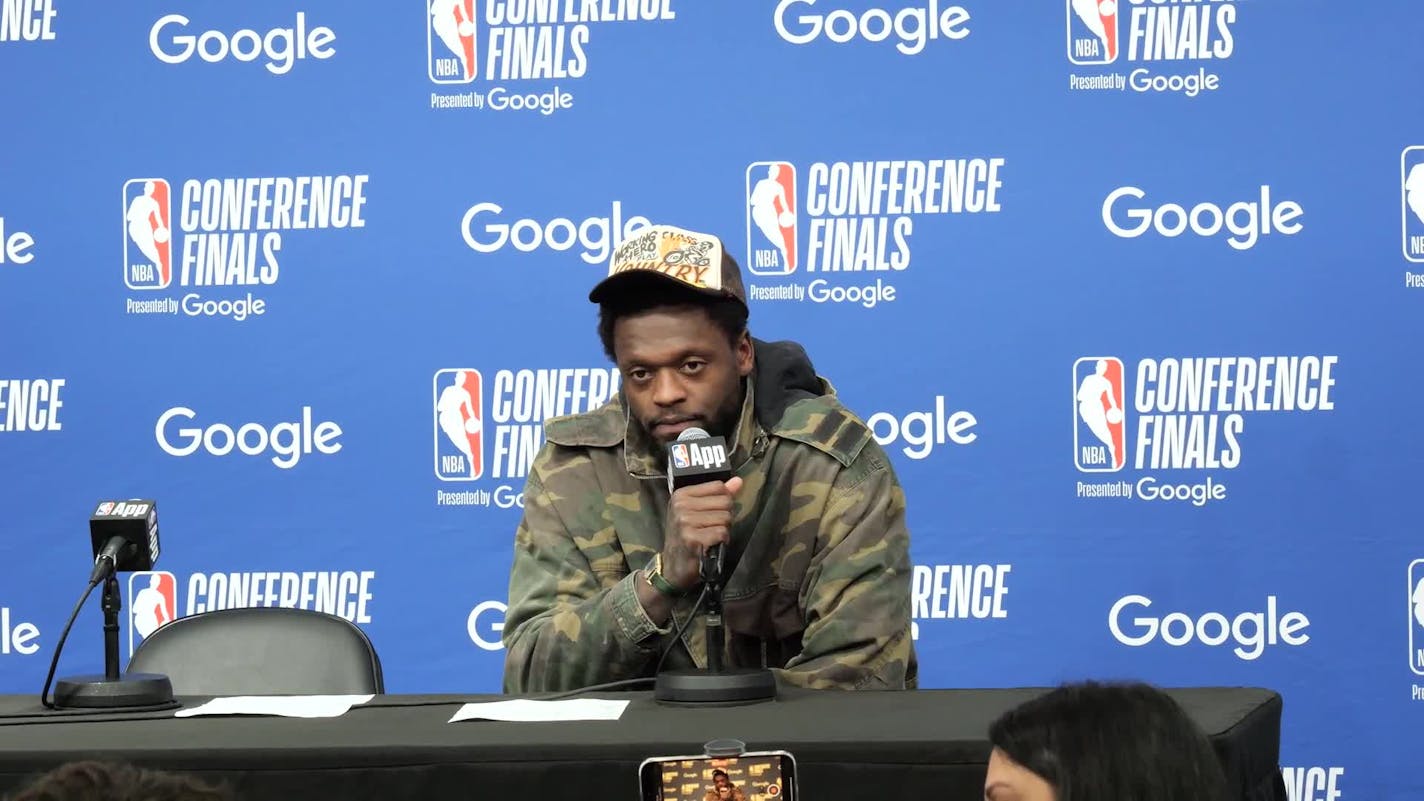 Julius Randle reacts to big win against Oklahoma City Thunder