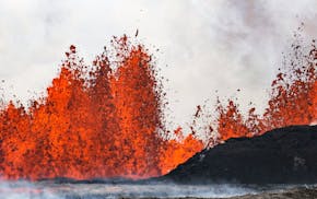Huge volcanic eruption in Iceland triggers evacuation order