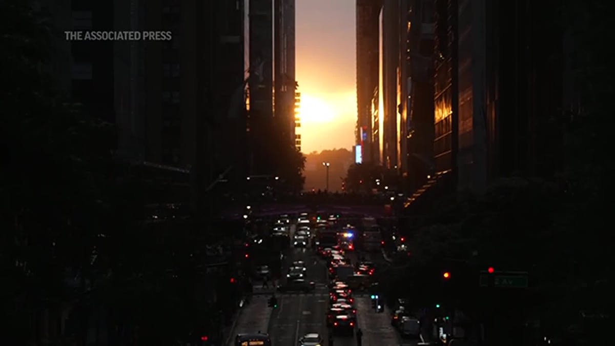 Unique Manhattanhenge sunset returns for two days