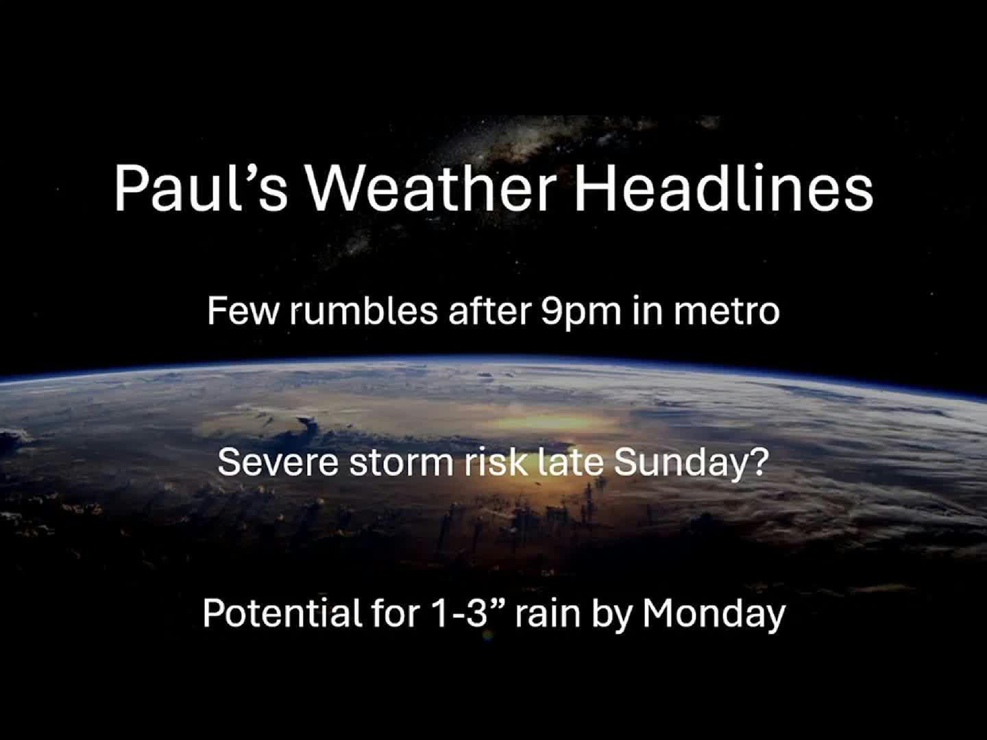 Our soggy pattern shows no sign of ending anytime soon with a storm or frontal passage every 36 hours, on average. No all-day rains, but models hint a