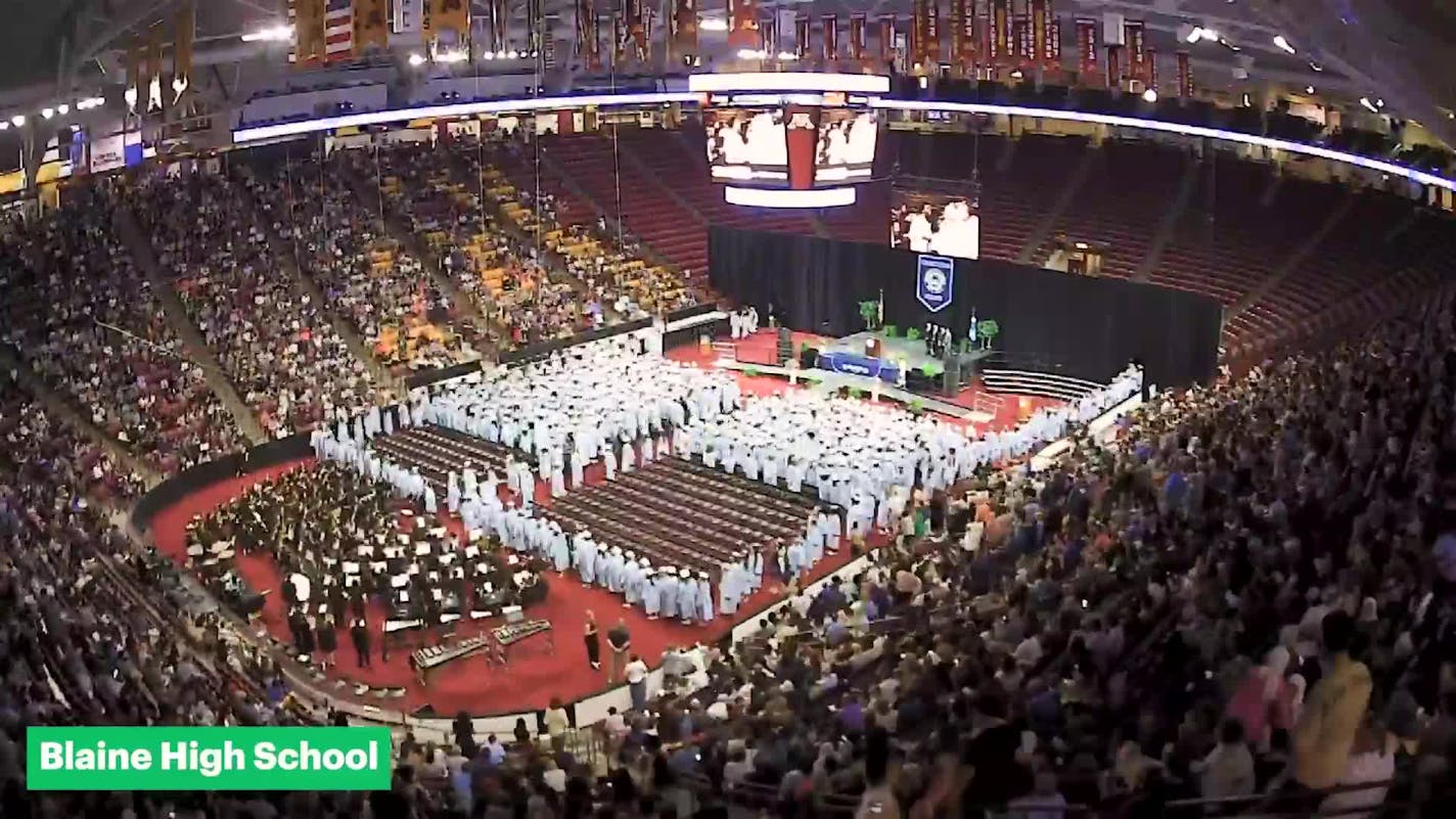 Graduation ceremonies for Andover, Blaine, Champlin Park and Coon Rapids high schools (QCTV)