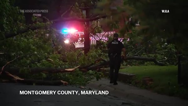Maryland tornado collapses structures, causes injuries
