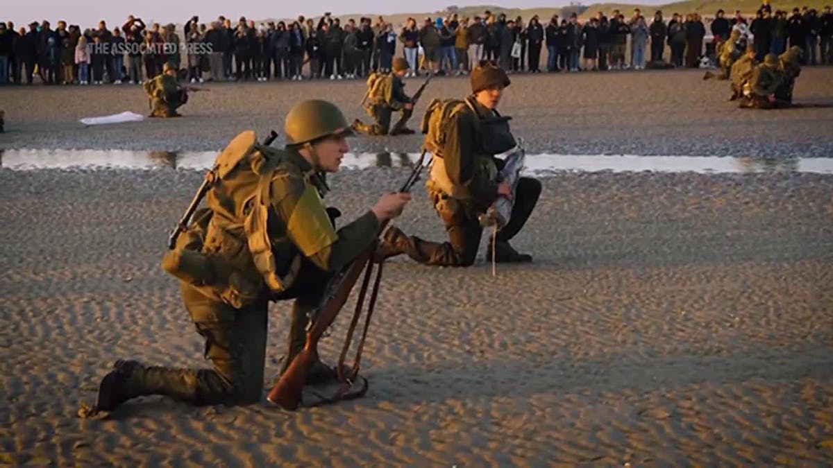 Navy Seals join D-Day re-enactment in France