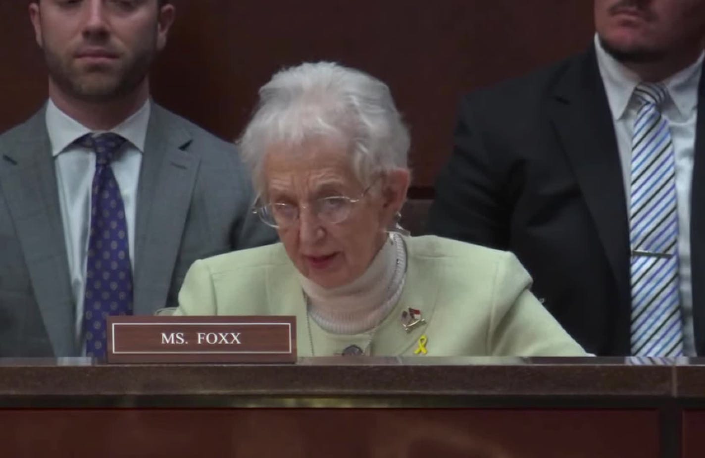N.C. Rep. Virginia Foxx questions Tim Walz