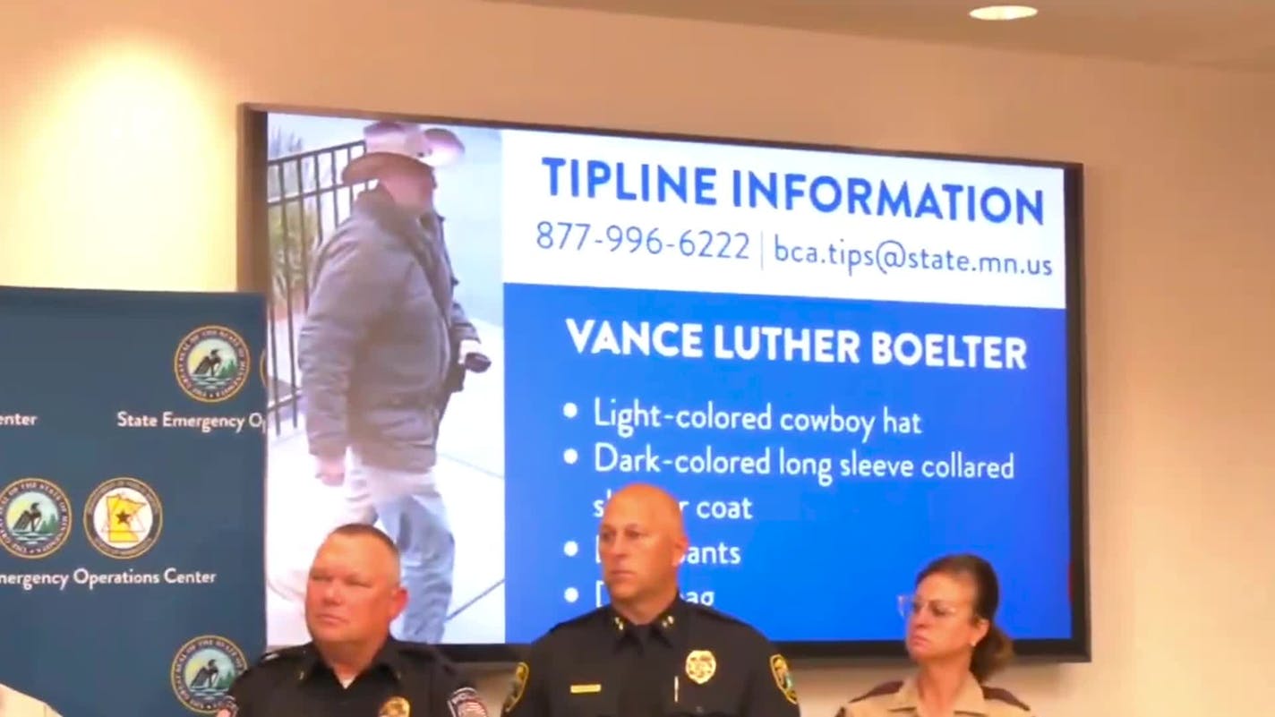 Officials give update on manhunt for lawmaker shooting suspect Vance Boelter