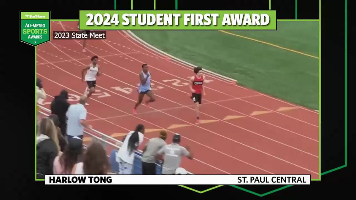 St. Paul Central sprinter Harlow Tong, whose grades and speed rose together, is the All-Metro Sports
