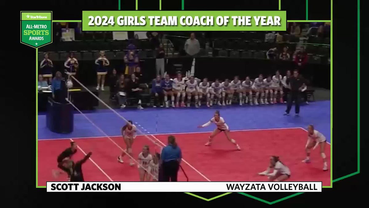 Scott Jackson, for leading Wayzata volleyball to annual state titles, is the All-Metro Sports Awards