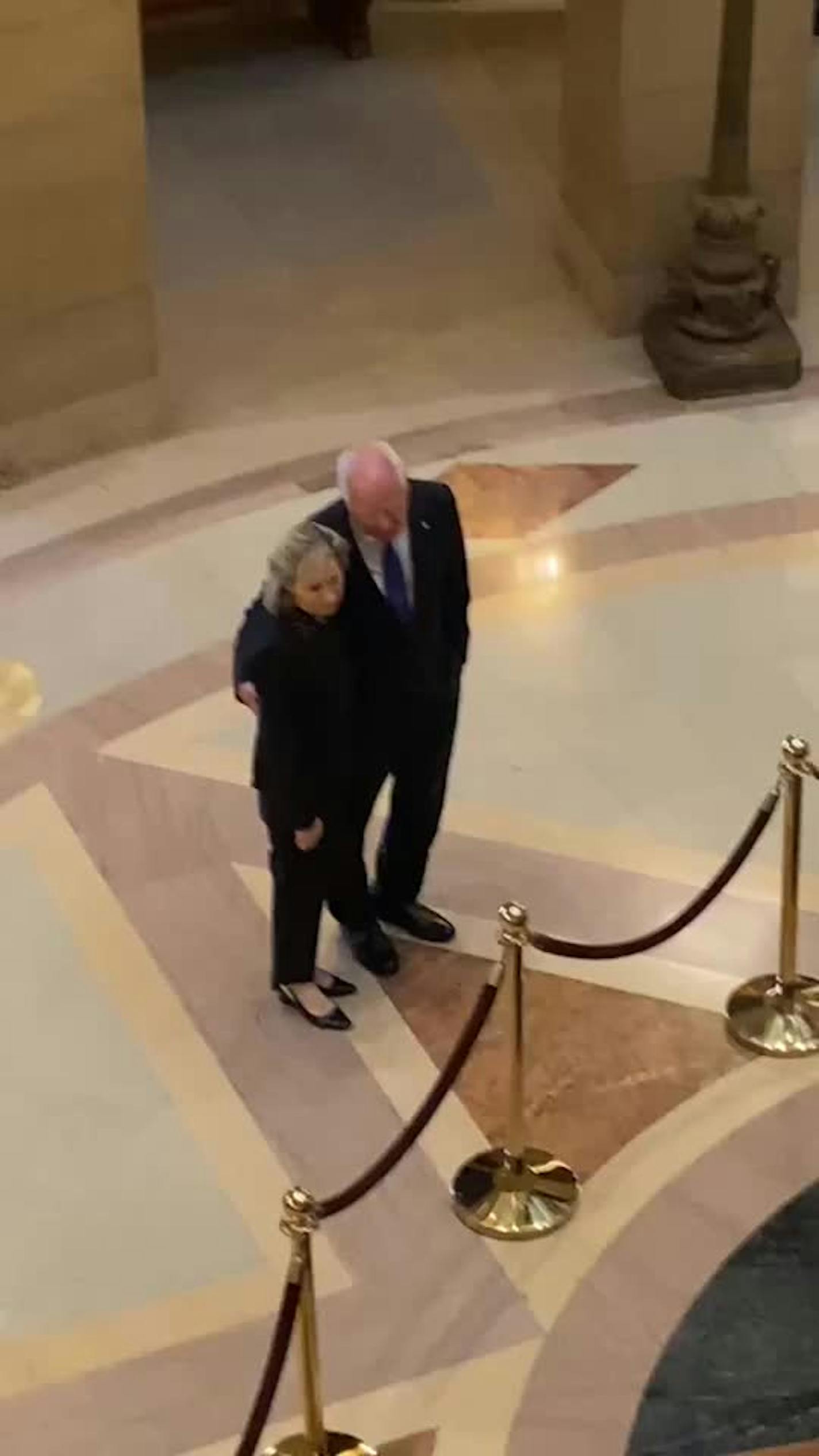 Gov. Walz pays his respects at Capitol