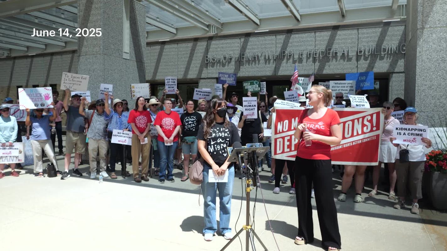 ‘Dragged away after court’: ICE tactics at Minnesota courthouse spark outcry