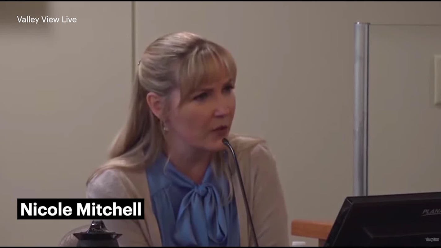 Nicole Mitchell is questioned about acting on her concerns about Carol Mitchell