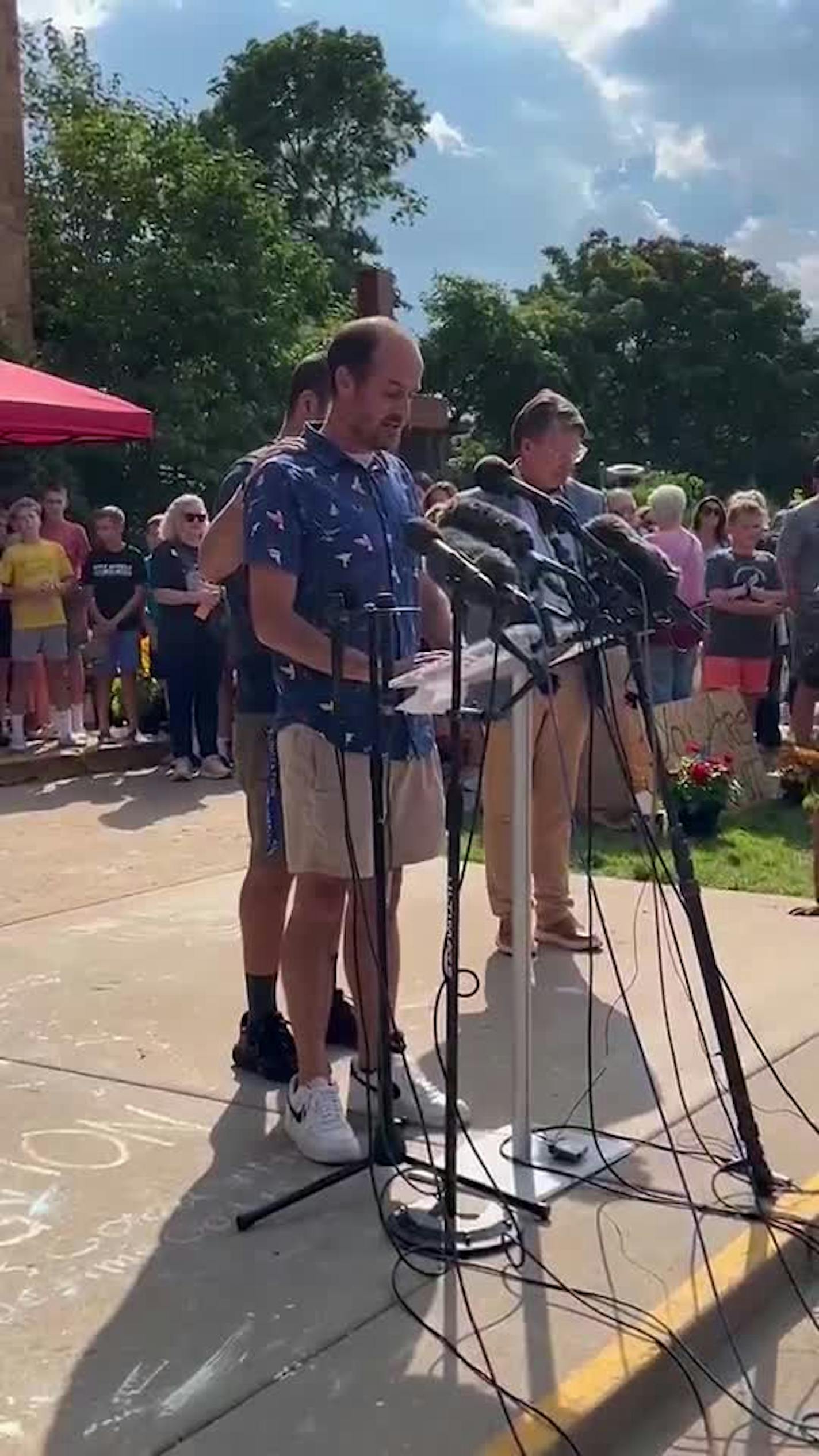 Father of Fletcher Merkel, one of two students killed during shooting at Annunciation Church speaks