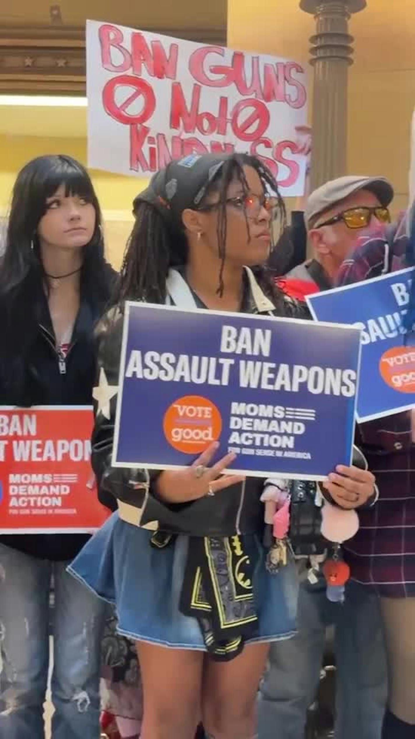 News conference at the Capitol calling to ban assault weapons