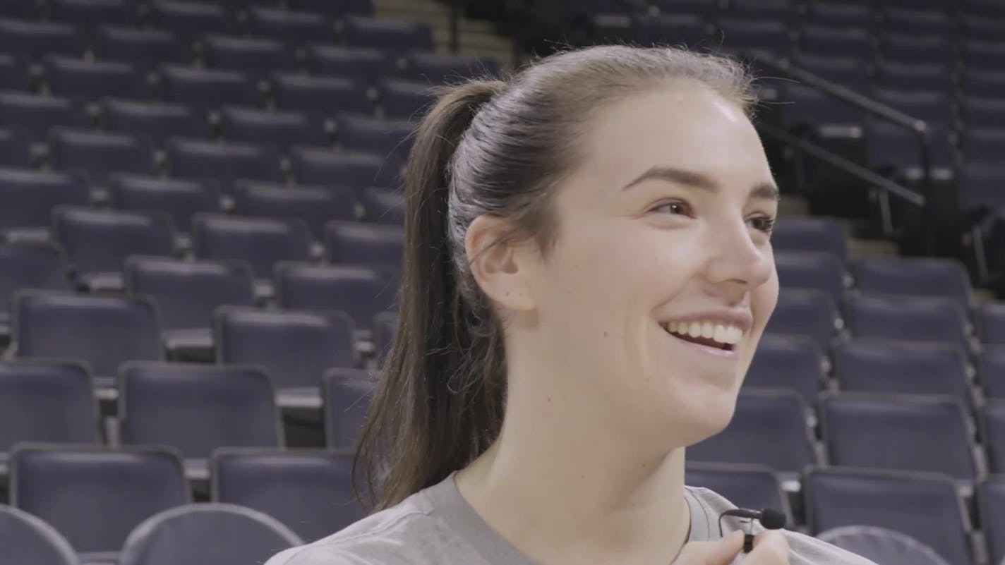 The Lynx's Bridget Carleton: 'It's a long series, but it's really one game at a time.'