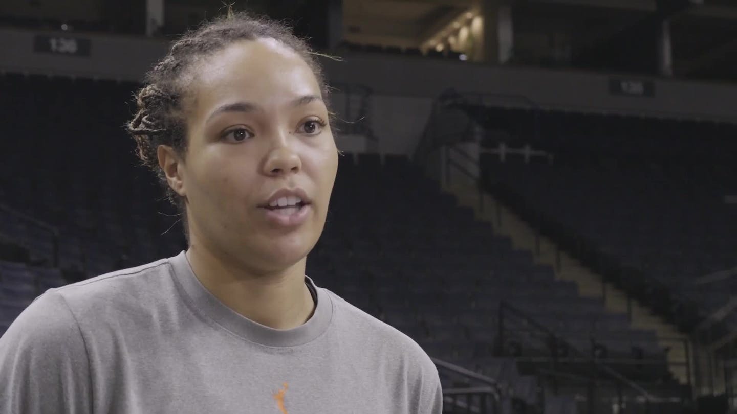 In interviews with the media ahead of Game 3, Napheesa Collier describes how they need to win.