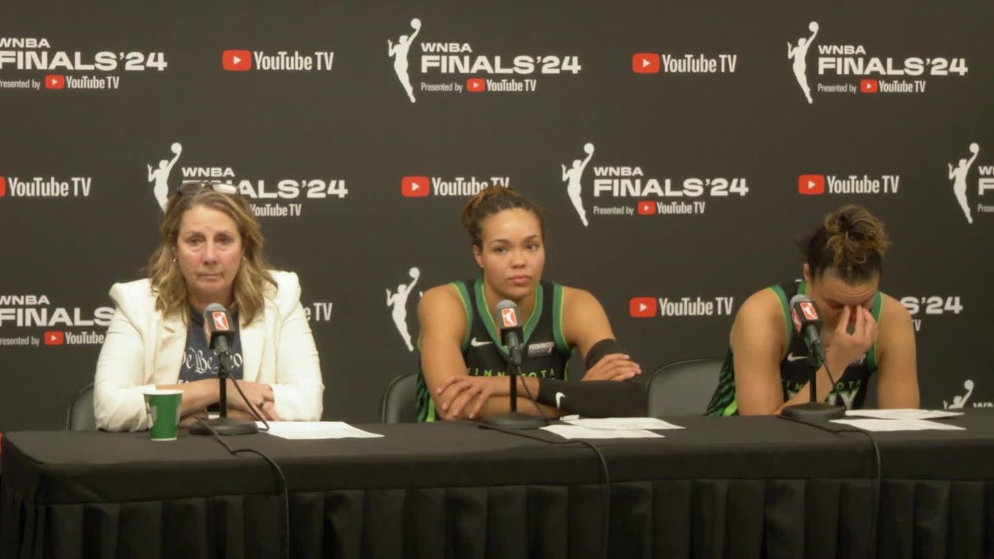 The Lynx coach and the team's stars looked back at the late loss Wednesday at Target Center.