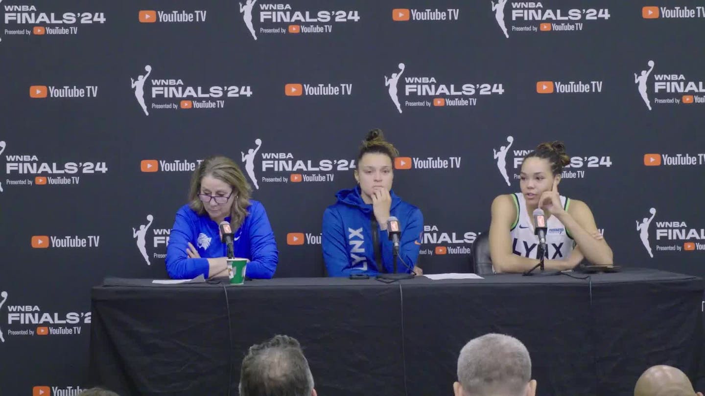 The Lynx respond to questions after losing the WNBA Finals to the New York Liberty