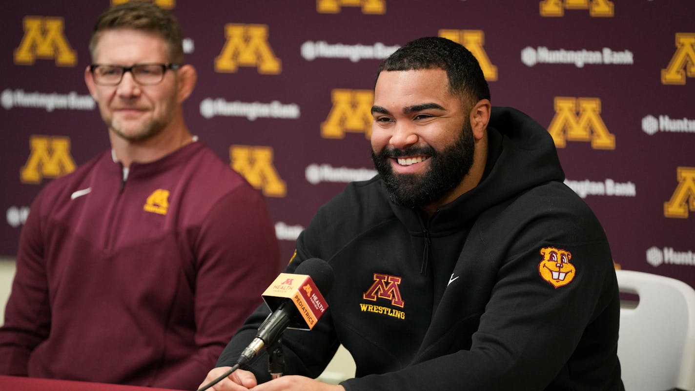 Gable Steveson returns to wrestle for the Gophers