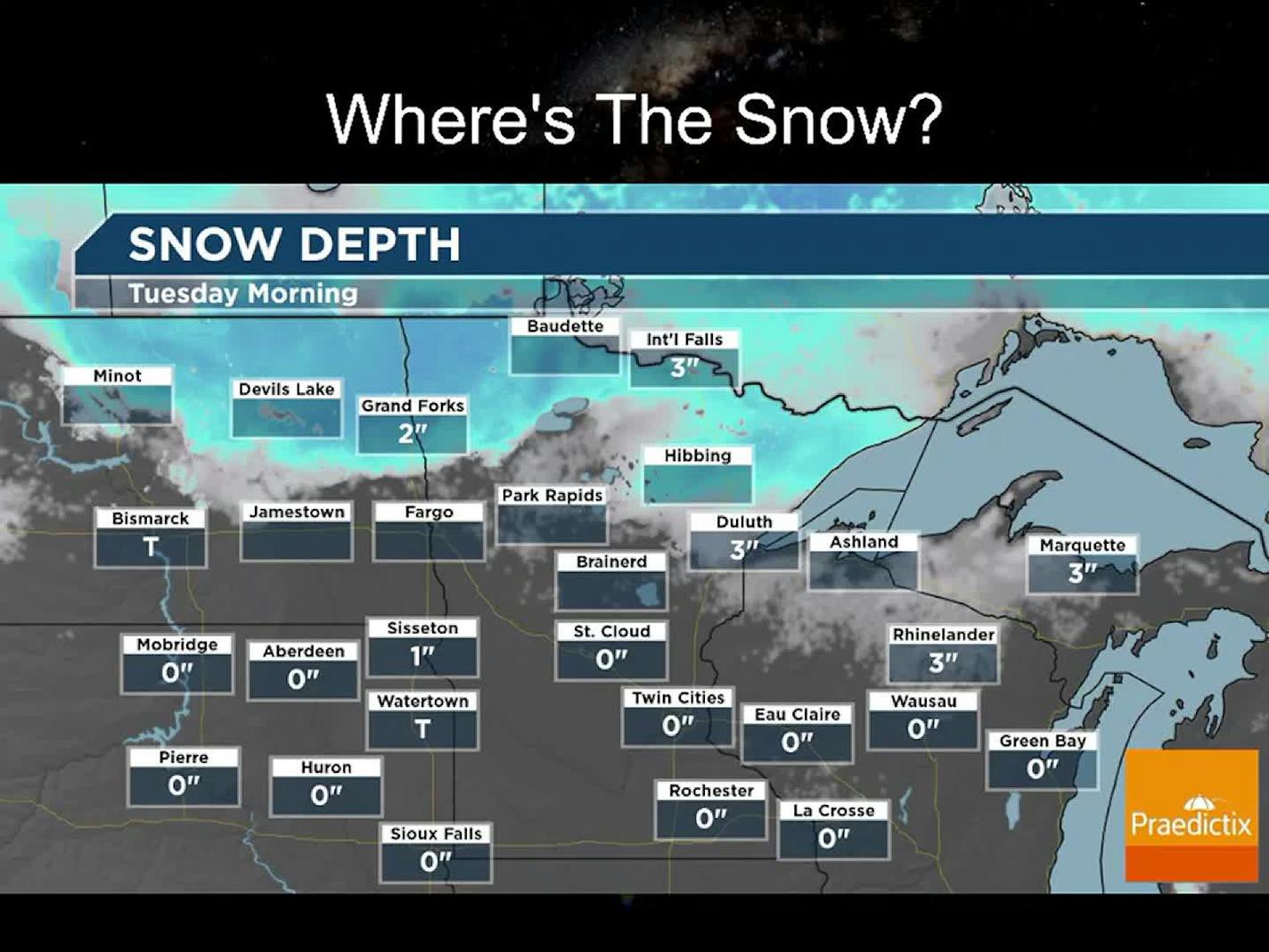 January-like cold but very little snow into the Thanksgiving holiday weekend